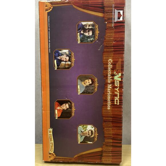 N Sync Band On Tour 2000 Toy Set Puppets Doll Collector's Edition - Picture 2 of 9